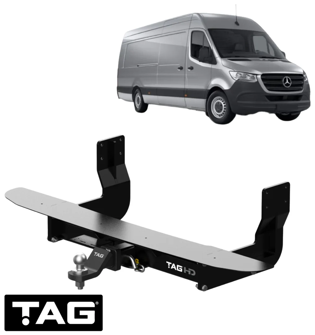 HEAVY DUTY 3-PIECE DESIGN TOW BAR FOR MERCEDES SPRINTER 414CDI OM651.958 2.2 I4 FOR CHASISS B907 VAN