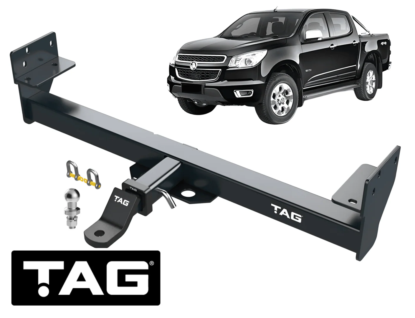 TAG HEAVY DUTY TOW BAR TO SUIT HOLDEN ALLOYTEC LCA 6VE1 3.5L 3.6L V6