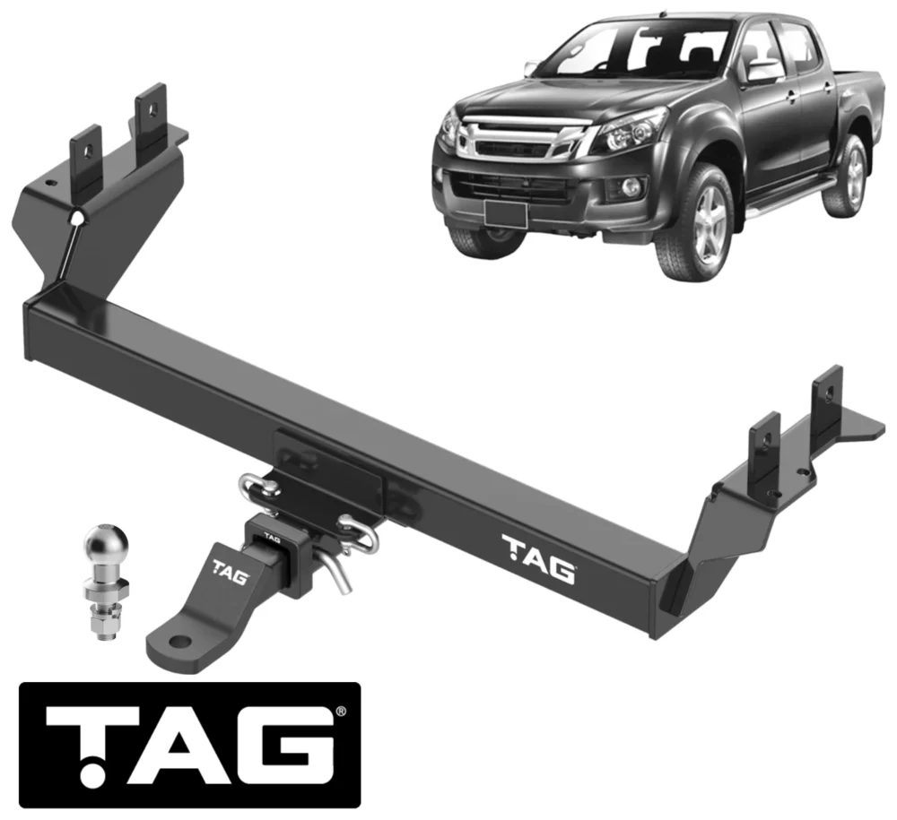 TAG HEAVY DUTY TOW BAR TO SUIT ISUZU D-MAX RC TFR TFS TF 4JK1-TC 4JJ1-TC 4JJ1E4C-L 2.5L 3.0L I4