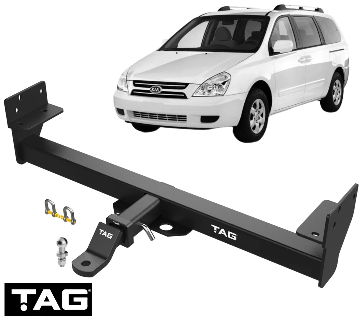 TAG HEAVY DUTY TOW BAR TO SUIT KIA CARNIVAL VQ G6EA 2.7L V6