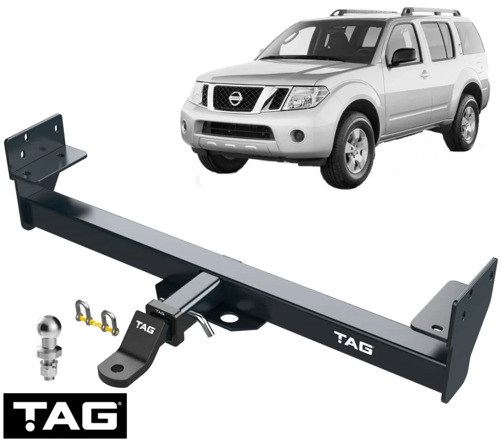 TAG HEAVY DUTY TOW BAR TO SUIT NISSAN PATHFINDER R51 VQ40DE V9X TURBO DIESEL 3.0L 4.0L V6