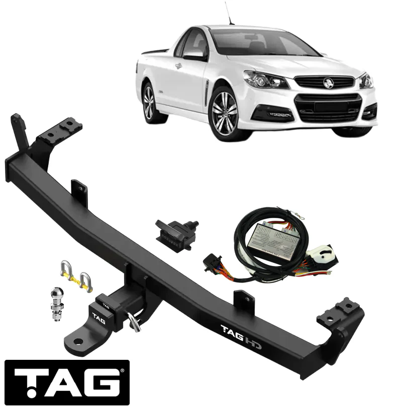 TAG HEAVY DUTY TOW BAR & WIRING KIT TO SUIT HOLDEN COMMODORE VE ALLOYTEC LY7 LE0 LW2 LWR 3.6L V6 UTE