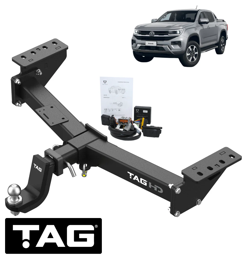 TAG HEAVY DUTY TOW BAR & WIRING KIT TO SUIT VOLKSWAGEN AMAROK NF DXVA DXKB DXKA 2.0L 2.3L I4 CAB