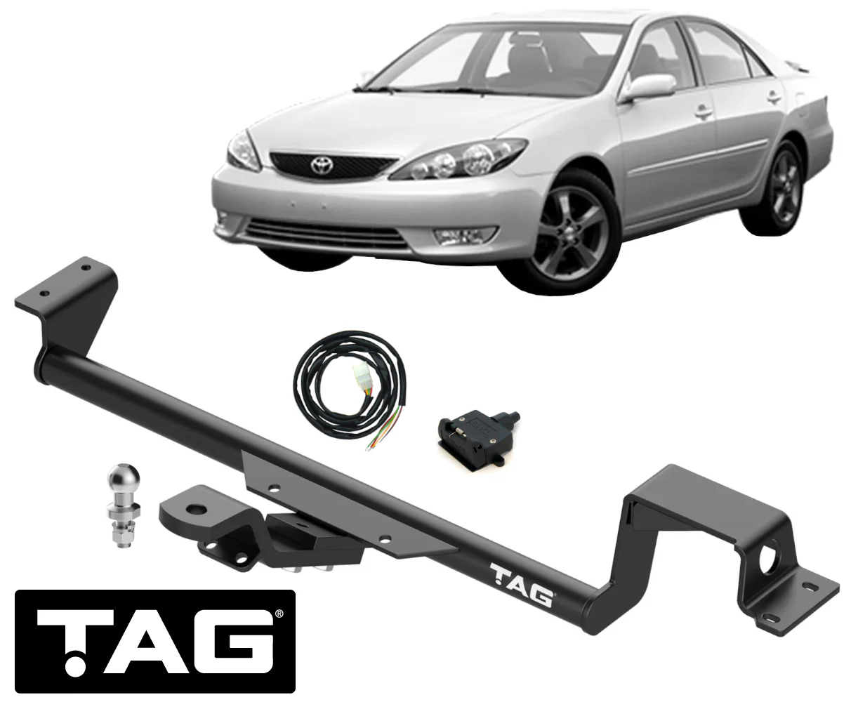 TAG STANDARD DUTY TOW BAR AND WIRING KIT TO SUIT TOYOTA CAMRY SXV20R ACV36R 5S-FE 2AZ-FE 2.2 2.4 I4