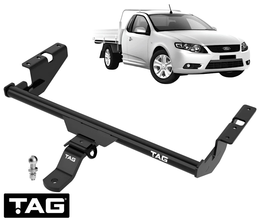 TAG STANDARD DUTY TOW BAR FOR FORD FALCON AU BA FG BARRA 245T 270T YTR MPFI SOHC 4.0L I6 CAB CHASSIS