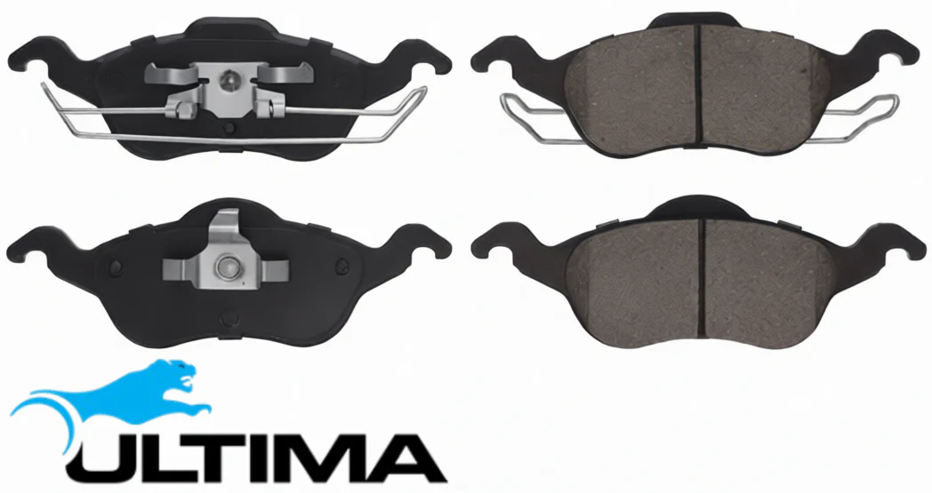ULTIMA FRONT BRAKE PAD SET TO SUIT FORD FOCUS LR FYDB EYDE 1.6L 1.8L I4 FROM 09/2002