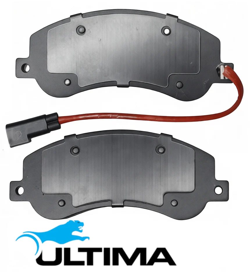 ULTIMA FRONT BRAKE PAD SET TO SUIT FORD TRANSIT VM GZFA H9FB TURBO DIESEL 2.3L 2.4L I4 - Image 2