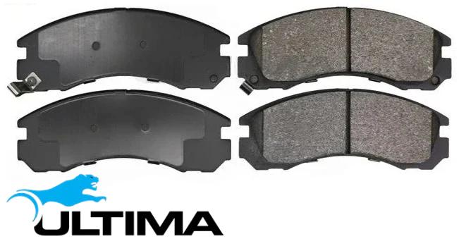 ULTIMA FRONT BRAKE PAD SET TO SUIT MITSUBISHI VERADA KH 6G74 3.5L V6 CHASSIS KH8H46
