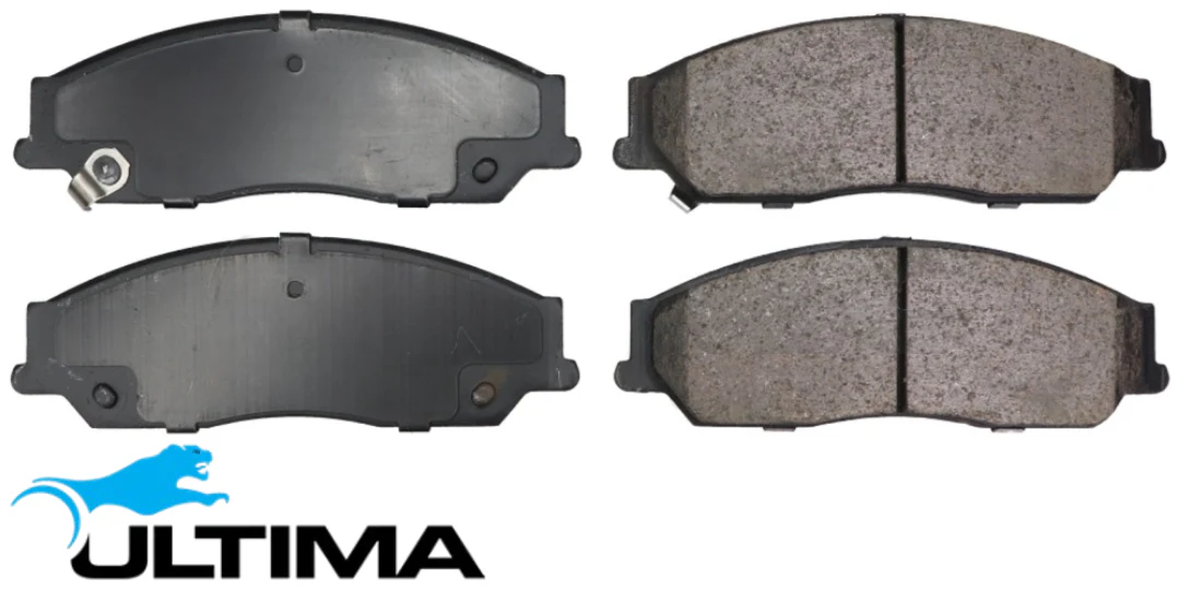 ULTIMA FRONT BRAKE PAD SET TO SUIT TOYOTA AVALON MCX10R 1MZ-FE 3.0L V6 FROM 09/2003