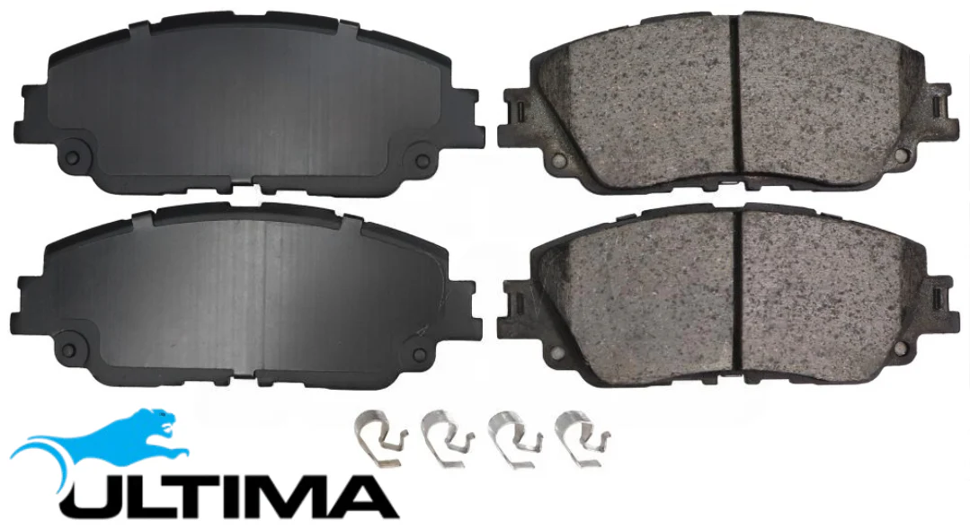 ULTIMA FRONT BRAKE PAD SET TO SUIT TOYOTA RAV4 AXAH52R A25A-FXS 2.5L I4 EXCEPT HYBRID MODEL - Image 4