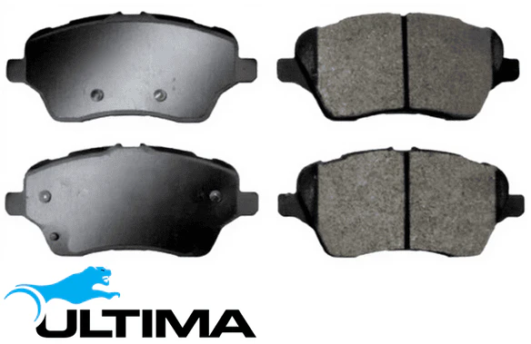 ULTIMA FRONT CERAMIC BRAKE PAD SET TO SUIT FORD FIESTA WZ JTJA TURBO 1.6L I4