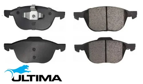 ULTIMA FRONT CERAMIC BRAKE PAD SET TO SUIT MAZDA AXELA BK BL L3-VDT TURBO 2.3L I4