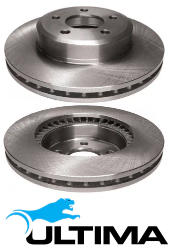 ULTIMA FRONT DISC BRAKE ROTOR SET TO SUIT HOLDEN MONARO V2 L67 SUPERCHARGED 3.8L V6