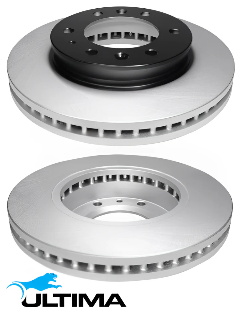 ULTIMA FRONT DISC BRAKE ROTORS FOR FORD RANGER PY YN2S TWIN TURBO DIESEL 2.0 I4 EXCEPT RAPTOR MODEL