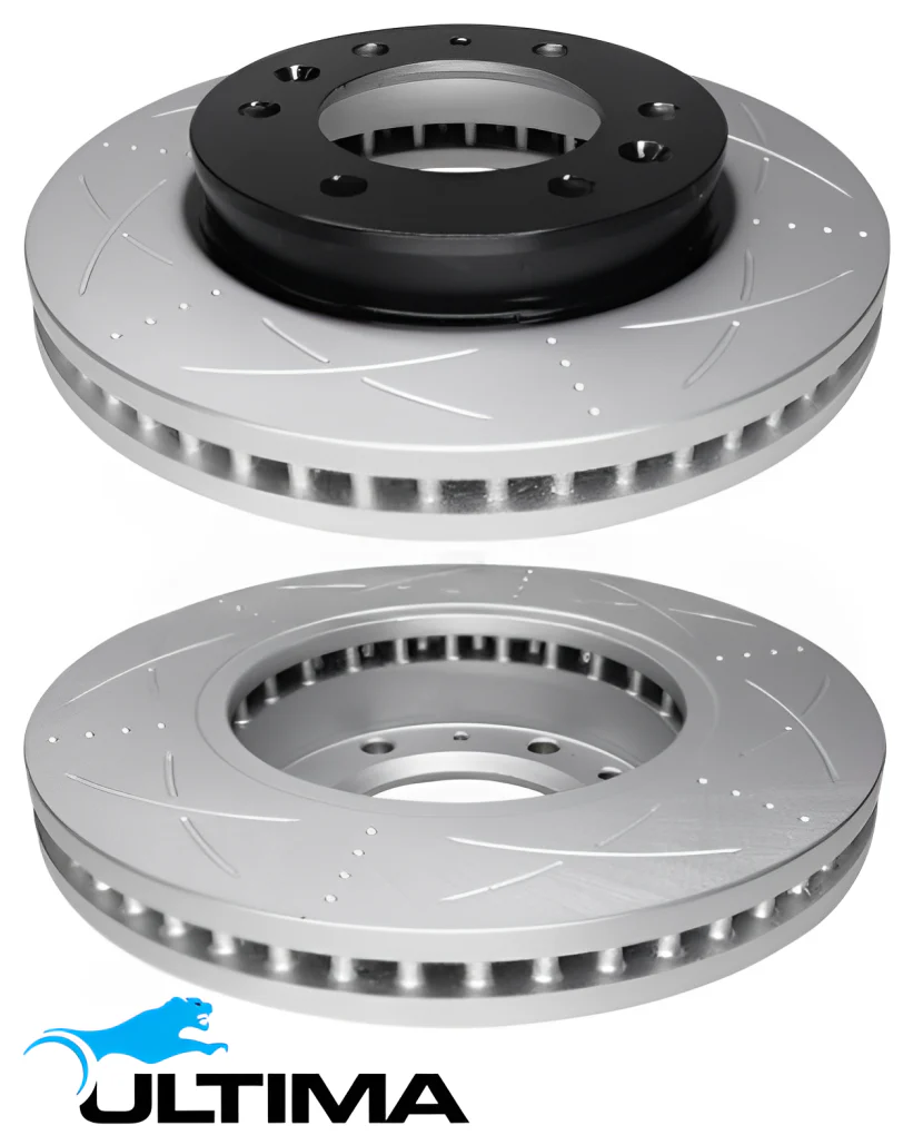 ULTIMA FRONT DISC BRAKE ROTORS FOR FORD RANGER PY YN2S TWIN TURBO DIESEL 2.0 I4 EXCEPT RAPTOR MODEL - Image 2