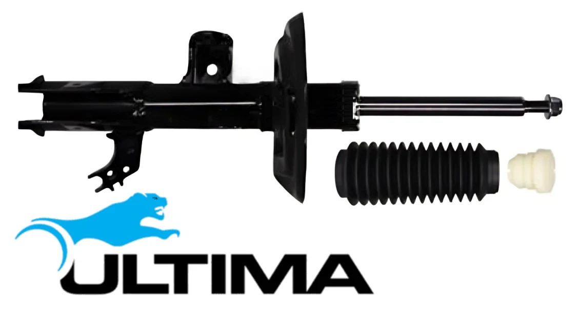 ULTIMA FRONT LEFT GAS SHOCK ABSORBER FOR TOYOTA CAMRY AXVH70R A25A-FXS 2.5L I4 80MM CLEVIS SPACING