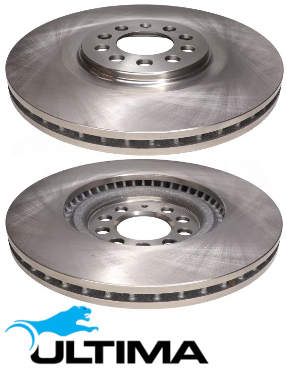 ULTIMA FRONT VENTED DISC BRAKE ROTOR SET TO SUIT AUDI CHHC CCZA CESA CDAA 1.8L 2.0L I4