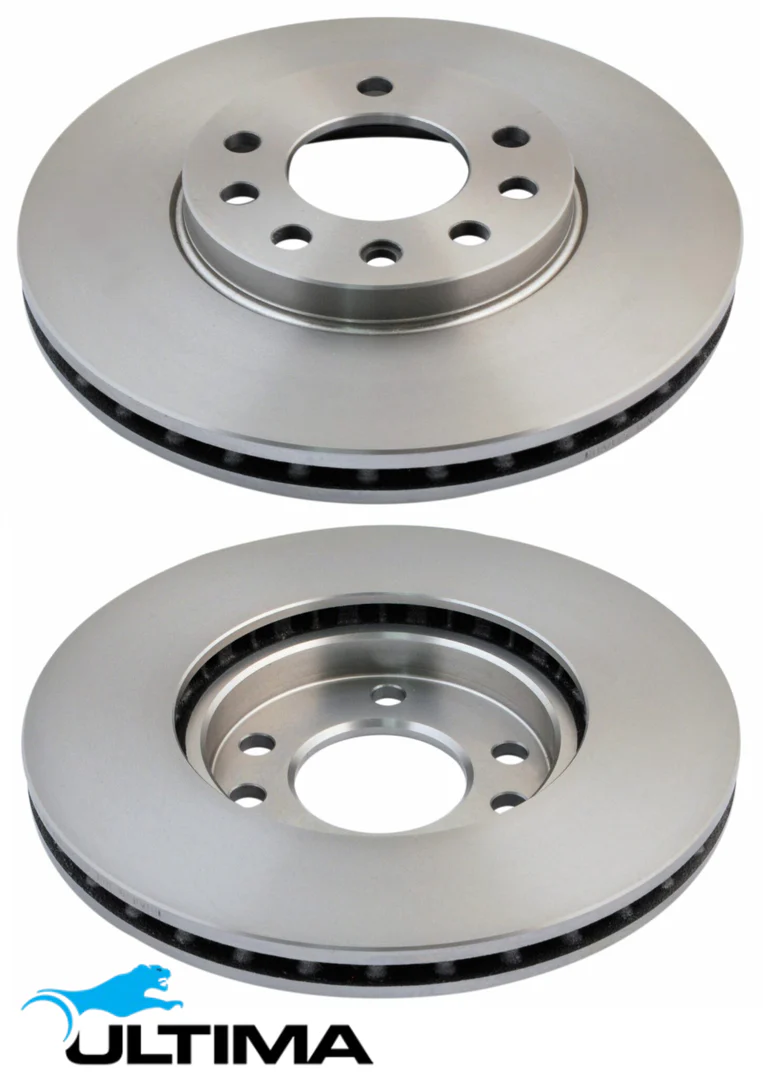 ULTIMA FRONT VENTED DISC BRAKE ROTOR SET TO SUIT HOLDEN ASTRA TS Z20LET 2.0L I4 OD 280MM WITH ABS