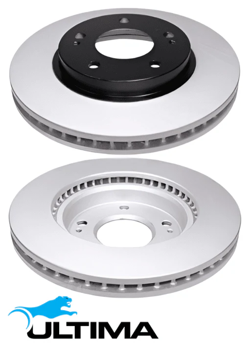 ULTIMA FRONT VENTED DISC BRAKE ROTOR SET TO SUIT MITSUBISHI 4G64 4G94 4G69 4B11 2.0L 2.4L I4