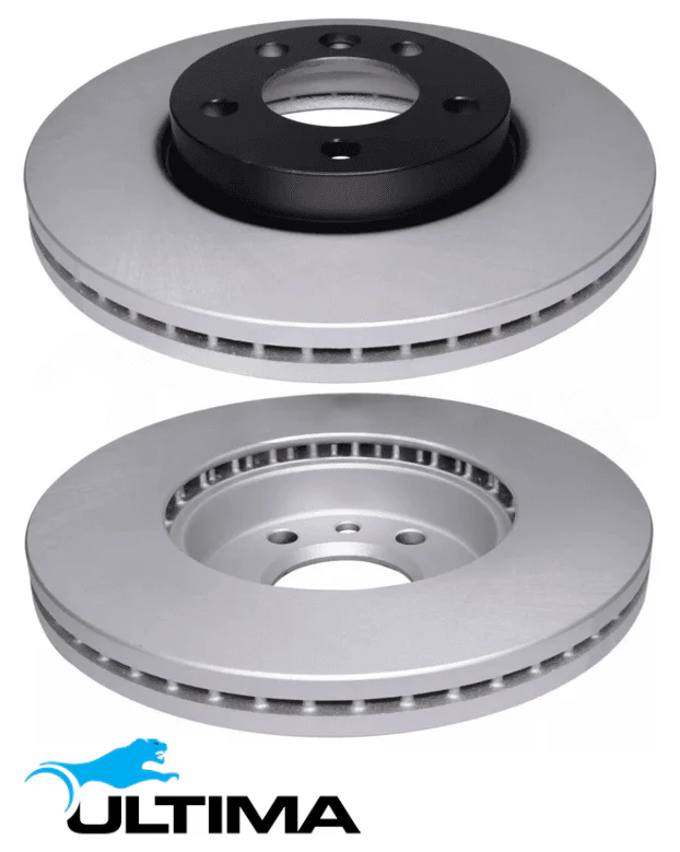 ULTIMA FRONT VENTED DISC BRAKE ROTOR SET TO SUIT MITSUBISHI GRANDIS BA 4G69 2.4L I4 FROM 03/2005