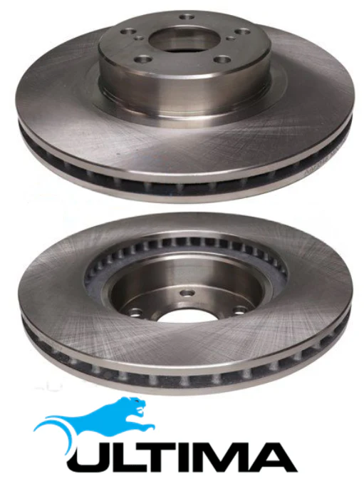ULTIMA FRONT VENTED DISC BRAKE ROTOR SET TO SUIT SUBARU EJ201 EJ202 EJ203 EJ204 EJ20E FB20A 2.0L F4