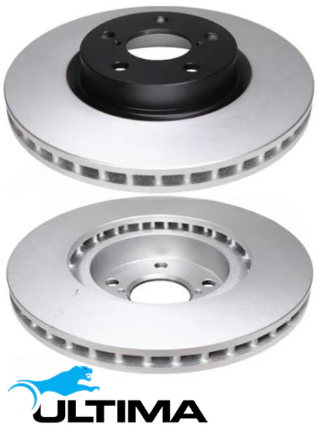 ULTIMA FRONT VENTED DISC BRAKE ROTOR SET TO SUIT SUBARU IMPREZA GT FB20C 2.0L F4 OD 277MM