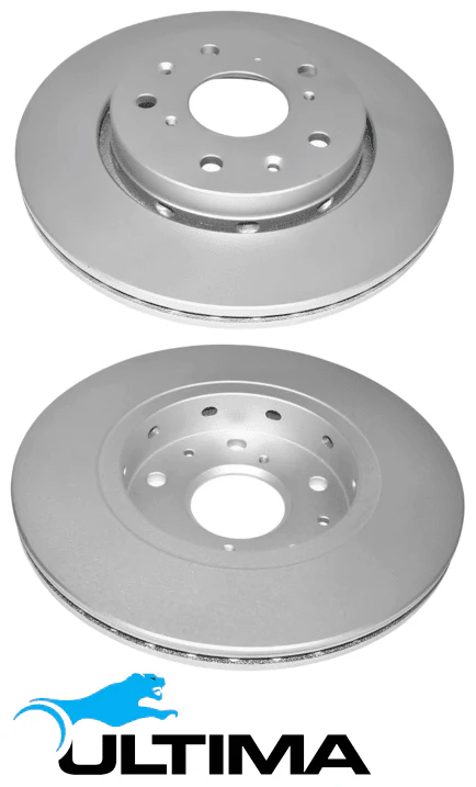ULTIMA FRONT VENTED DISC BRAKE ROTOR SET TO SUIT SUZUKI SWIFT ZC K12B 1.2L TILL 09/2010