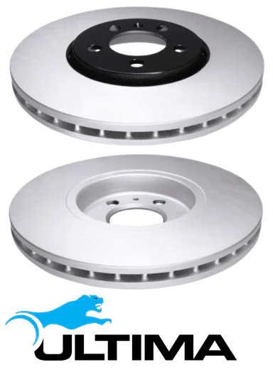 ULTIMA FRONT VENTED DISC BRAKE ROTOR SET TO SUIT VOLKSWAGEN BEETLE 1Y AZJ 2.0L I4 OD 288MM
