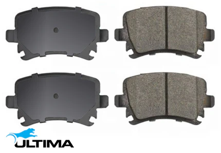 ULTIMA REAR BRAKE PAD SET TO SUIT VOLKSWAGEN EOS 1F CBAB CFFB TURBO DIESEL 2.0L I4