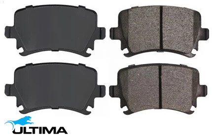 ULTIMA REAR BRAKE PAD SET TO SUIT VOLKSWAGEN SCIROCCO 13 1S CAWB CCZB CDLC TURBO 2.0L I4 - Image 2