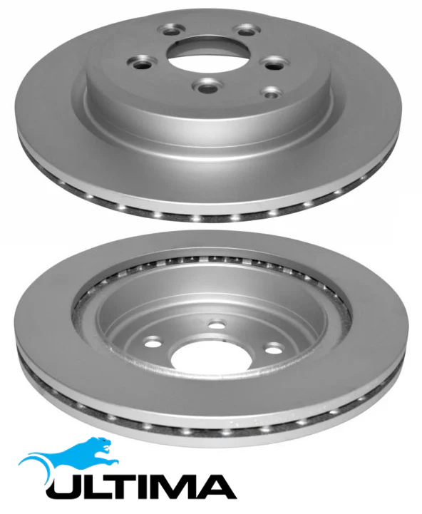 ULTIMA REAR DISC BRAKE ROTOR SET TO SUIT FORD TERRITORY SX SY SZ BARRA 182 190 195 245T 4.0L I6