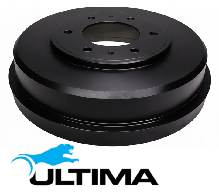 ULTIMA REAR DRUM BRAKE SET TO SUIT MITSUBISHI TRITON ML 6G74 3.5L V6 SUITS RWD - Image 2