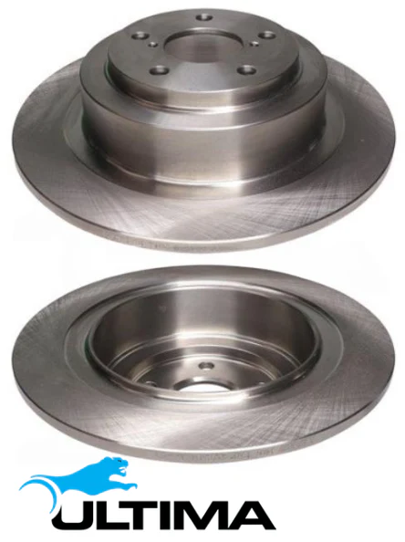 ULTIMA REAR SOLID DISC BRAKE ROTOR SET TO SUIT SUBARU LEGACY BP EZ30D 3.0L F6 SUITS 186KW
