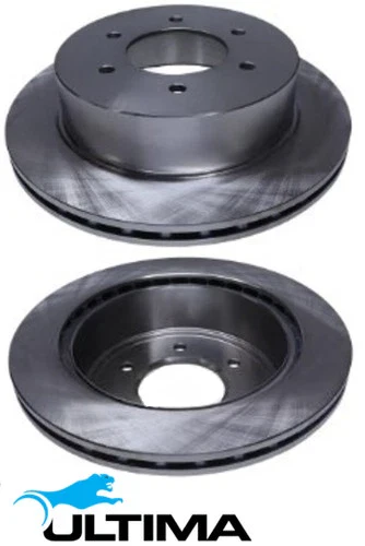ULTIMA REAR VENTED DISC BRAKE ROTOR SET TO SUIT FORD RANGER PX3 YN2S 2.0L I4 SUITE MFE6 CHASSIS