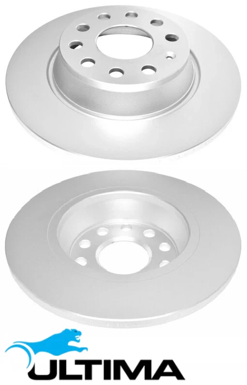 ULTIMA REAR VENTED DISC BRAKE ROTOR SET TO SUIT VOLKSWAGEN AMAROK NF DXWA TURBO DIESEL 3.0L V6
