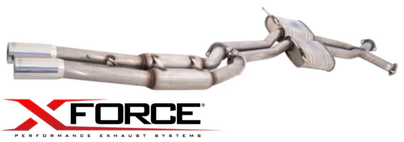 XFORCE 2.5" DUAL CATBACK EXHAUST SYSTEM TO SUIT HSV CLUBSPORT VT 304 5.0L V8 SEDAN ONLY - Image 2