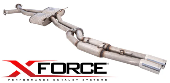 XFORCE 2.5" DUAL CATBACK EXHAUST SYSTEM TO SUIT HOLDEN COMMODORE VT VX 304 LS1 5.7L V8 SEDAN ONLY
