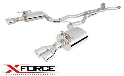 XFORCE 2.5"" TWIN CATBACK EXHAUST SYSTEM TO SUIT HOLDEN COMMODORE VE VF L76 L77 L98 6.0L V8 UTE ONLY