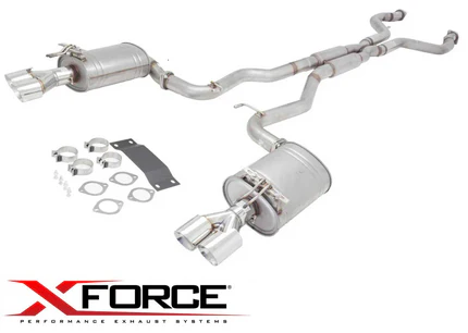 XFORCE 2.5"" TWIN CATBACK EXHAUST SYSTEM TO SUIT HOLDEN COMMODORE VF SIDI LFX 3.6L V6 EXCEPT UTE