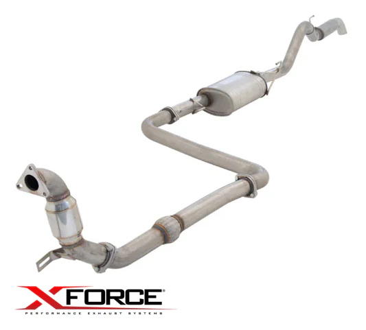 XFORCE 3" CATBACK PERFORMANCE EXHAUST SYSTEM FOR NISSAN NAVARA D40 YD25DDTI 2.5 I4 08/08 ON TO 07/15 - Image 2