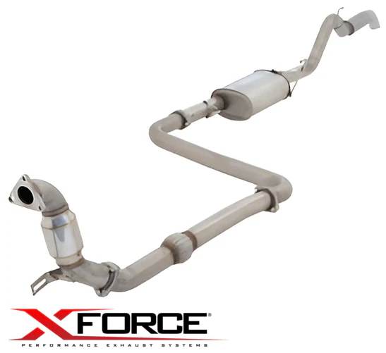 XFORCE 3" PERFORMANCE EXHAUST SYSTEM FOR NISSAN NAVARA D40 YD25DDTI 2.5 I4 FROM 08/2008 TILL 07/2015