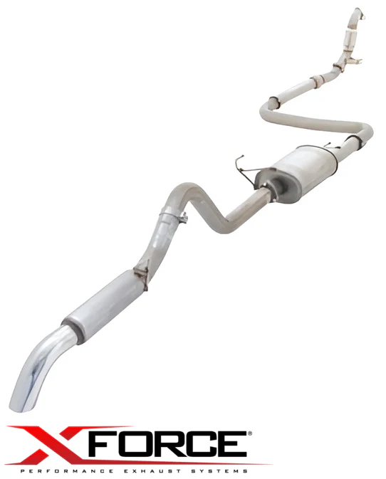 XFORCE 3" PERFORMANCE EXHAUST SYSTEM FOR NISSAN NAVARA D40 YD25DDTI 2.5 I4 FROM 08/2008 TILL 07/2015 - Image 2