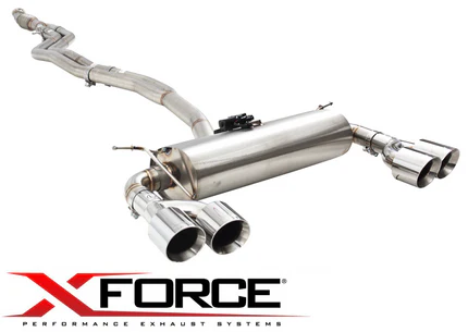 XFORCE 3"" PERFORMANCE EXHAUST SYSTEM TO SUIT BMW 2 SERIES M2 N55B30T TURBO 3.0L I6