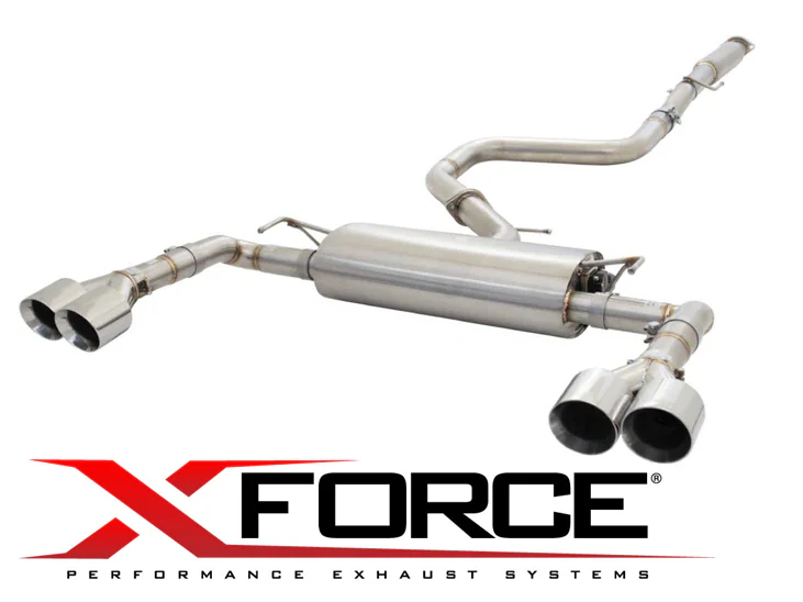 XFORCE 3" PERFORMANCE EXHAUST SYSTEM TO SUIT KIA CERATO BD G4FJ TURBO 1.6L I4 SUITS FACELIFT MODEL - Image 2