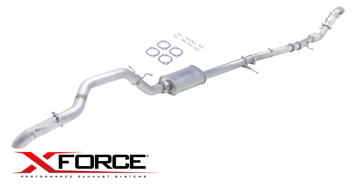 XFORCE 3"" PERFORMANCE EXHAUST SYSTEM TO SUIT MAZDA BT-50 UP UR P5AT TURBO DIESEL 3.2L I5 - Image 3