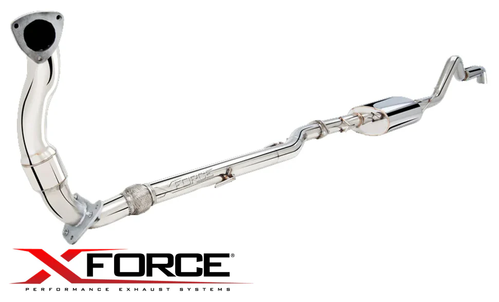 XFORCE 3" PERFORMANCE EXHAUST SYSTEM TO SUIT NISSAN NAVARA D40 V9X TURBO DIESEL 3.0L V6