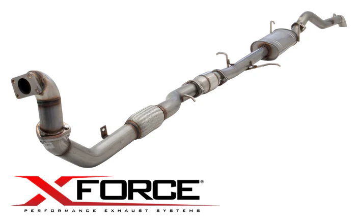 XFORCE 3" TURBO BACK EXHAUST SYSTEM WITH CAT FOR MAZDA BT-50 UN WEAT 3.0 I4 SUITS CHASSIS UNY0E3 AWD