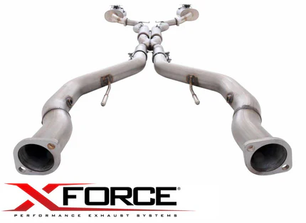 XFORCE 3"" TWIN CATBACK EXHAUST SYSTEM WITH VAREX VALVED MUFFLER FOR HOLDEN COMMODORE VF ALLOYTEC LWR 3.6 V6 - Image 2